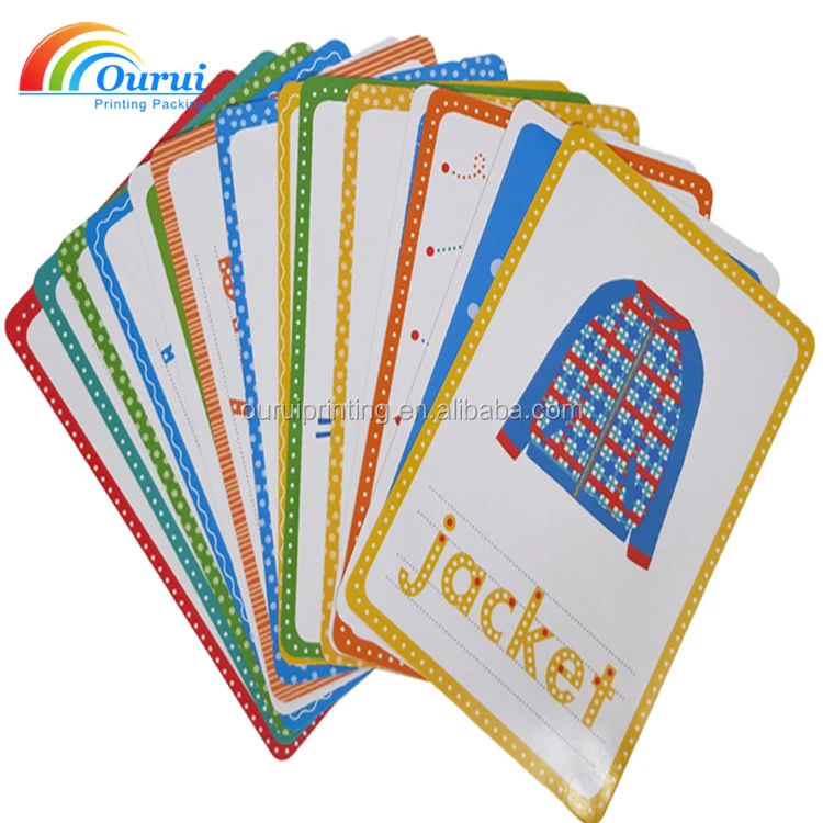 Custom Action Flash Cards Printing Interactive Flashcards Buy Action