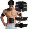 New 10 Pack EMS USB Abdominal Exerciser 6 Modes 10 Levels Ultimate AB Abdominal Muscle Toner Abs Stimulator 2018