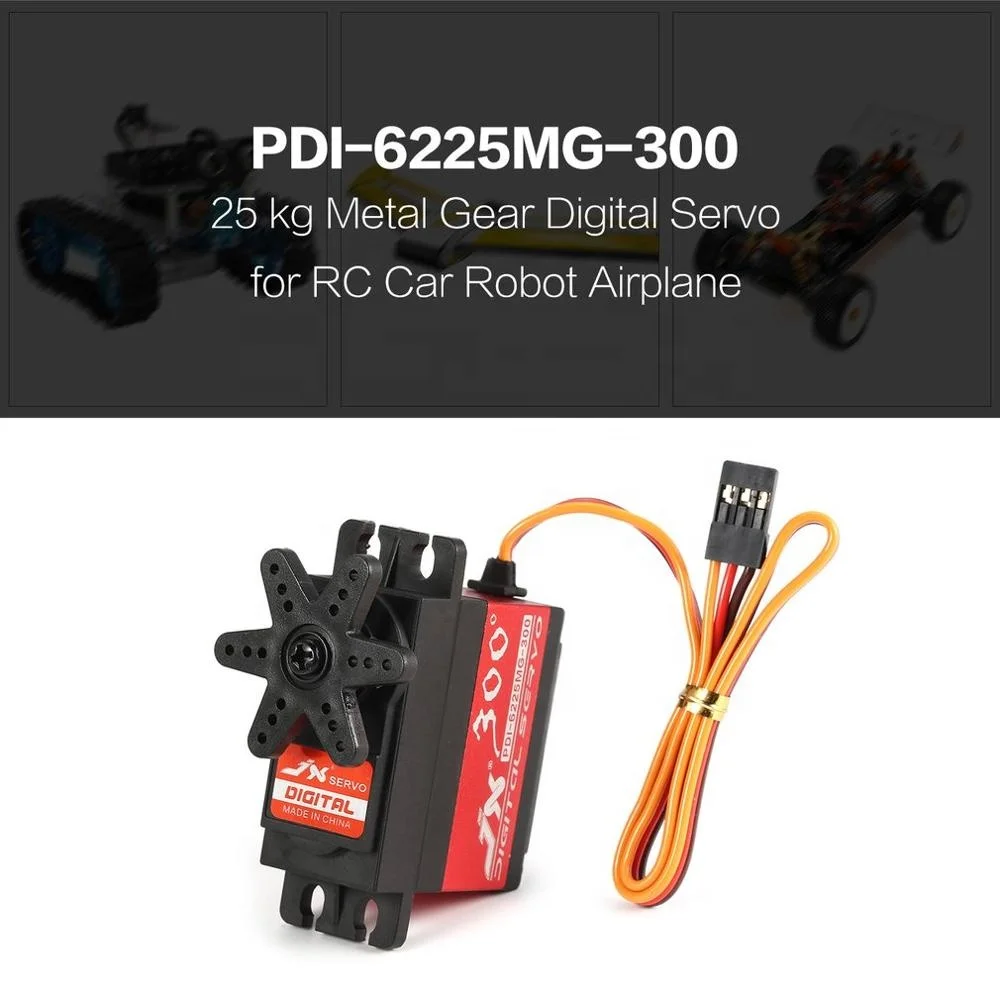 Servo RC 25kg 6V Servo Digitale JX PDI-6225MG-300 6V 25KG - Ingranaggi Metallici Per Auto E Droni RC Servo Motore