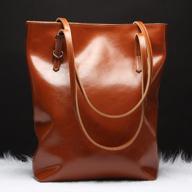 

L4007 Wholesale Hobo Stylish Tote Fashion Ladies Genuine Leather Handbag, Brown, black, wine red, dark blue