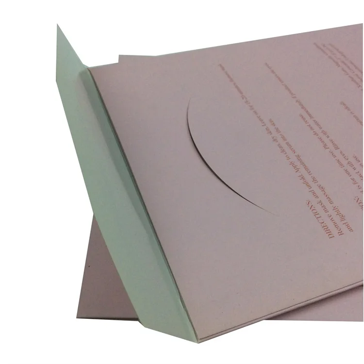 
Custom print envelope with golden foil logo 