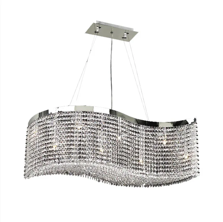 

Wholesale price crystal chandelier modern style-71014, Chrome