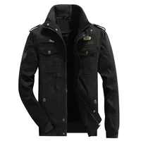 

Thick Warm Winter Military jacket Cargo Fleece Male Casual Air Force Flight Jacket Plus Size 5XL 6XL Chaquetas hombre