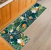 High quality beautiful design printed polyester fiber material floor mat for kitchen