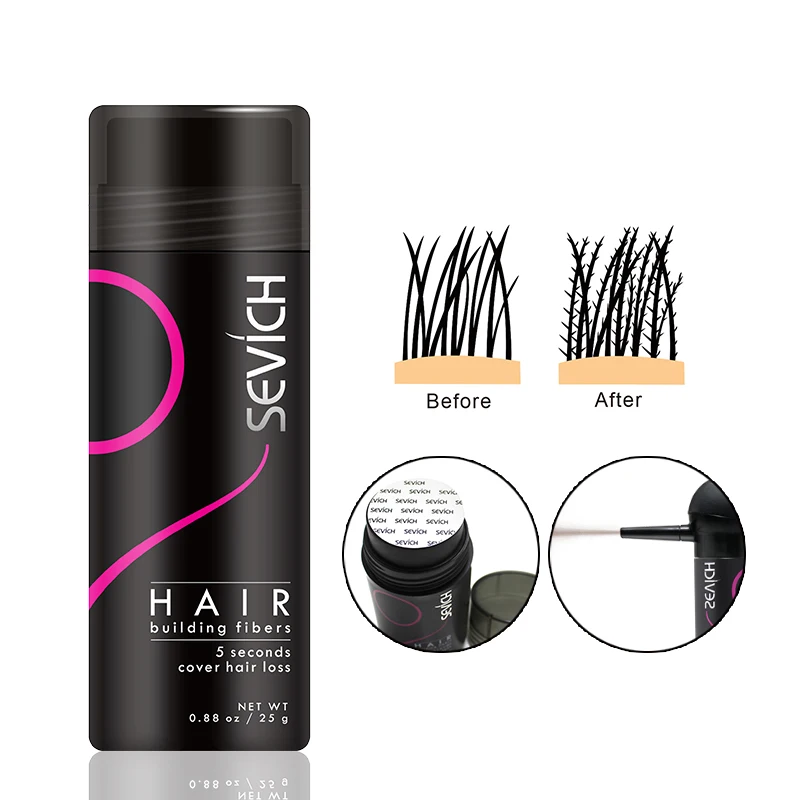 

Unisex Hair care products natural regrowth hair building fiber 25g, 10 colors
