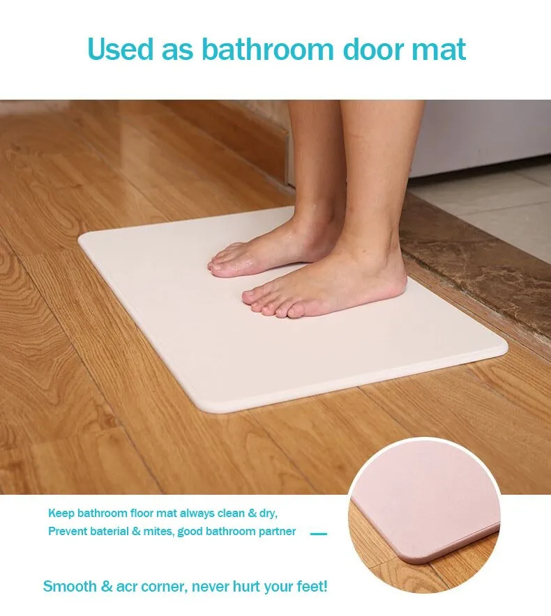 Wholesale Water Absorbent Natural Diatomite Stone Bath Mat Buy Stone