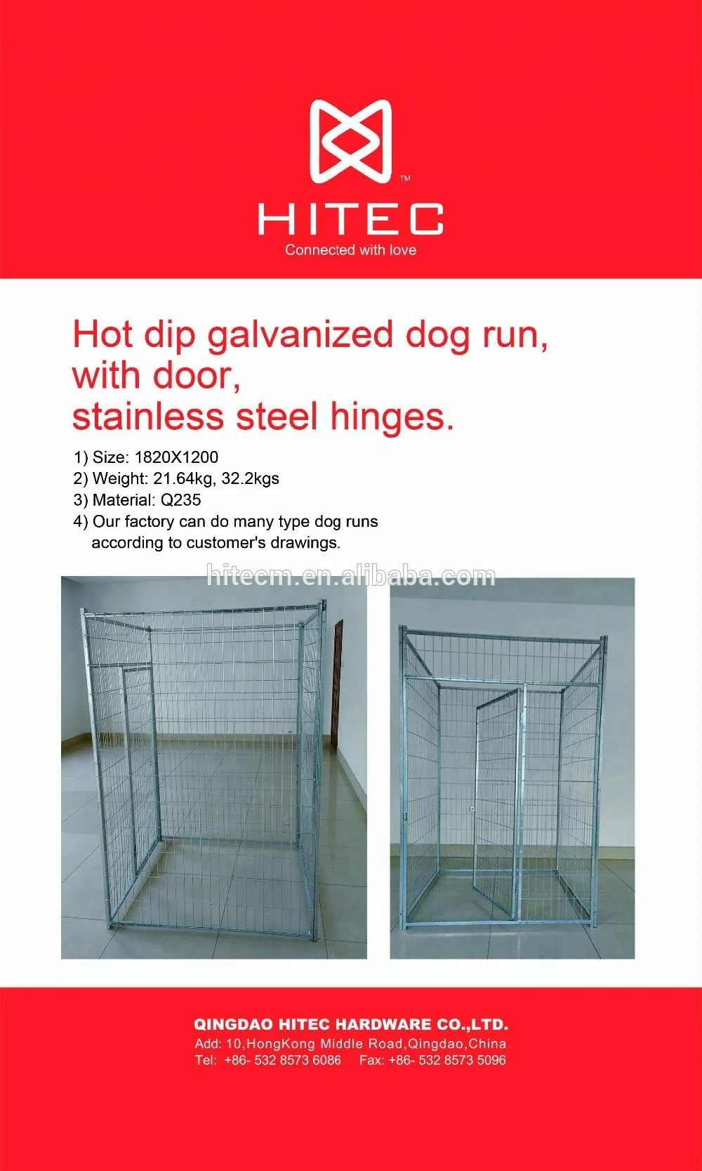 Galvanized Heavy Duty Large Dog Fence Cage Buy Galvanized Dog Fence