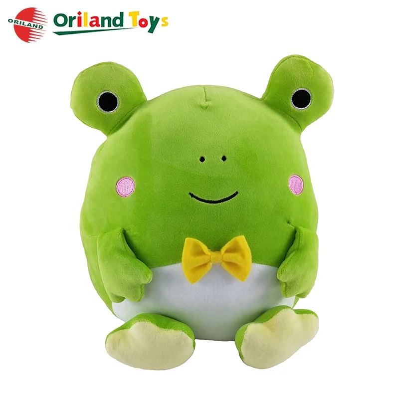 Fat Round Ball Shaped Pp Stuffed Cute Soft Green Frog Plush Toys - Buy ...