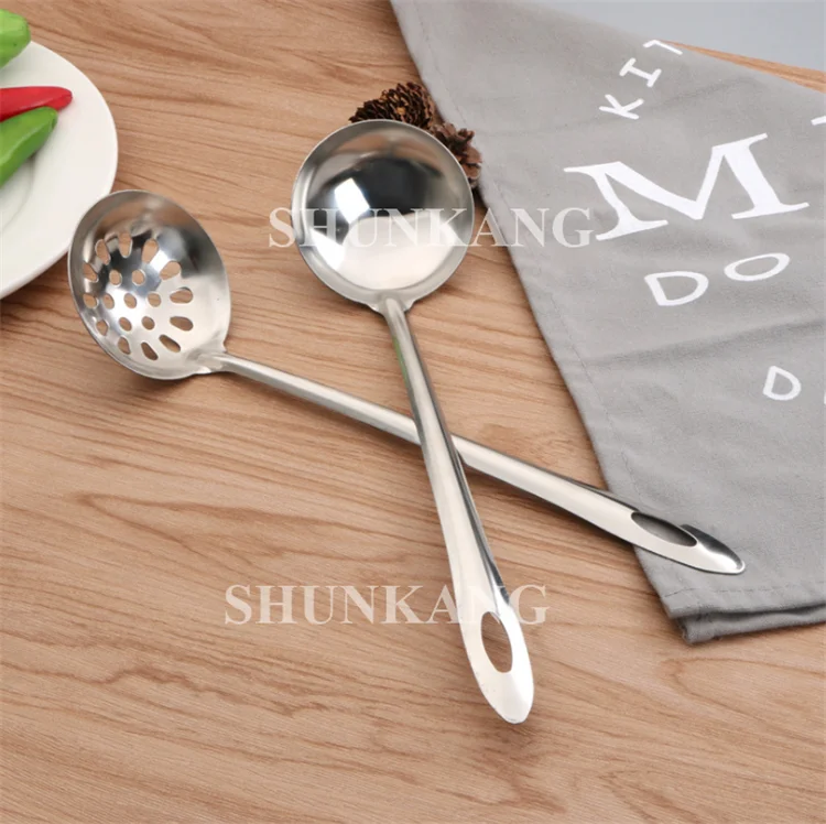 Stainless Steel Kitchen Utensils Cooking Toolssoup Ladle Slotted Ladle Soup Spoon Kitchen 6367