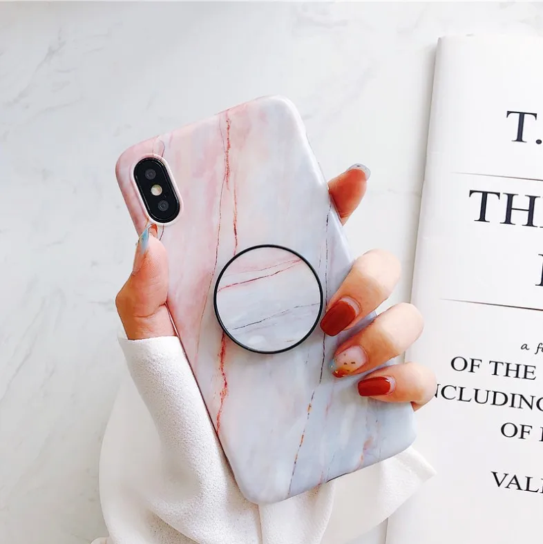 wholesale simple Airbag marble phone Cover For Iphone X Cell Accessories Mobile Shell For Iphone 10 Case