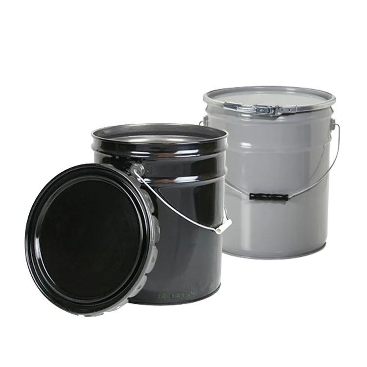 Industrial 25kg Steel Metal Gallon Bucket Tinplate Un Paint Pail With