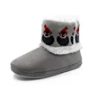 New Arrival House Parrot Knit Micro Suede Bootie Slipper