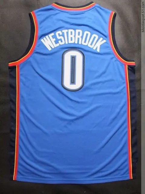 russell westbrook jersey blue