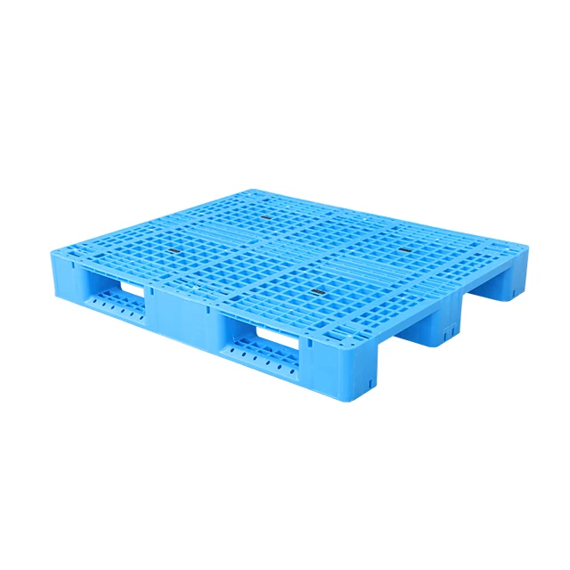 
HDPE steel reinforced 4 way warehouse food grade heavy duty racking plastic pallet 