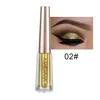 DHL free shipping HANDAIYAN 12 color waterproof shining eye shadow liquid Diamond pearl liquid eye shadow Glitter eye shadow