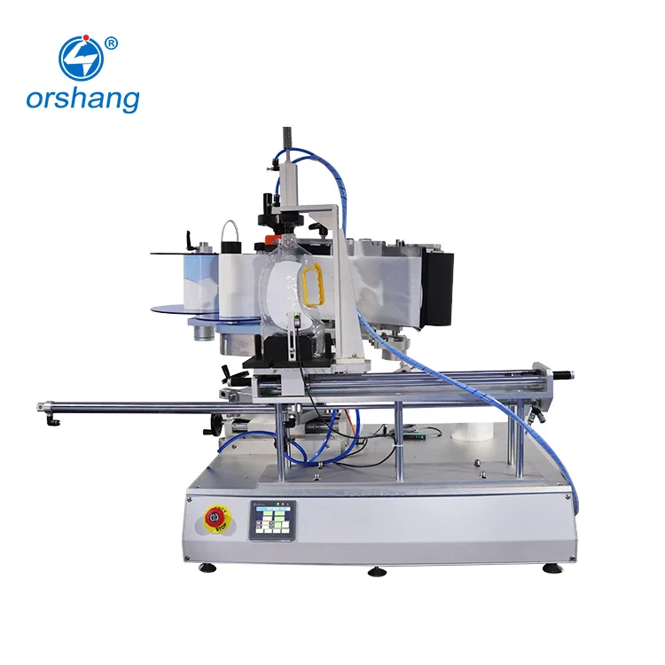 Orshang For Round Square Oval Bottles Auto Sticker Labeling Machine Sticker Label Machine Stick Paper Label Pear In+-0.5mm