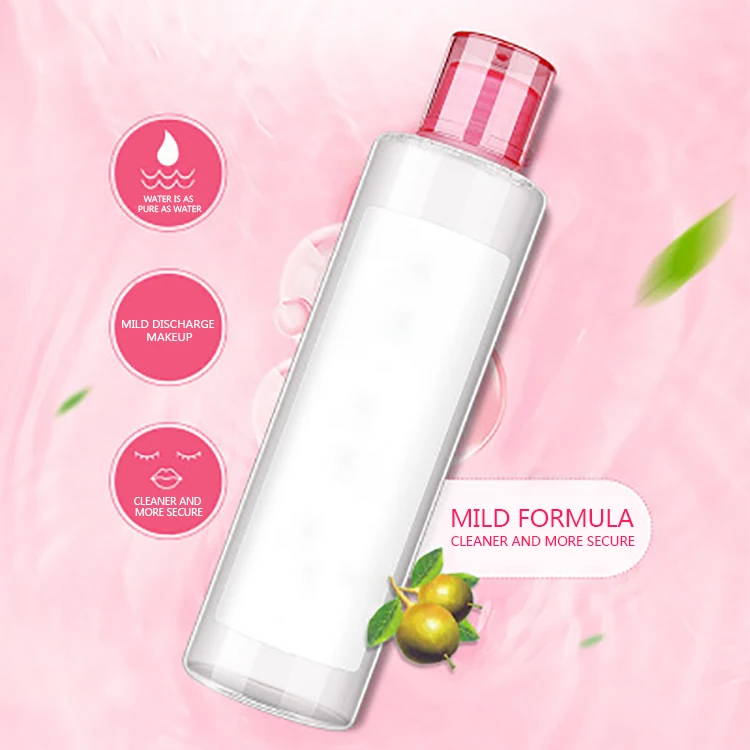

Professional Private Label Natural 500ml Facial Deep Cleansing Water Purifying Gently Eye Lip Makeup Remover, Transparent