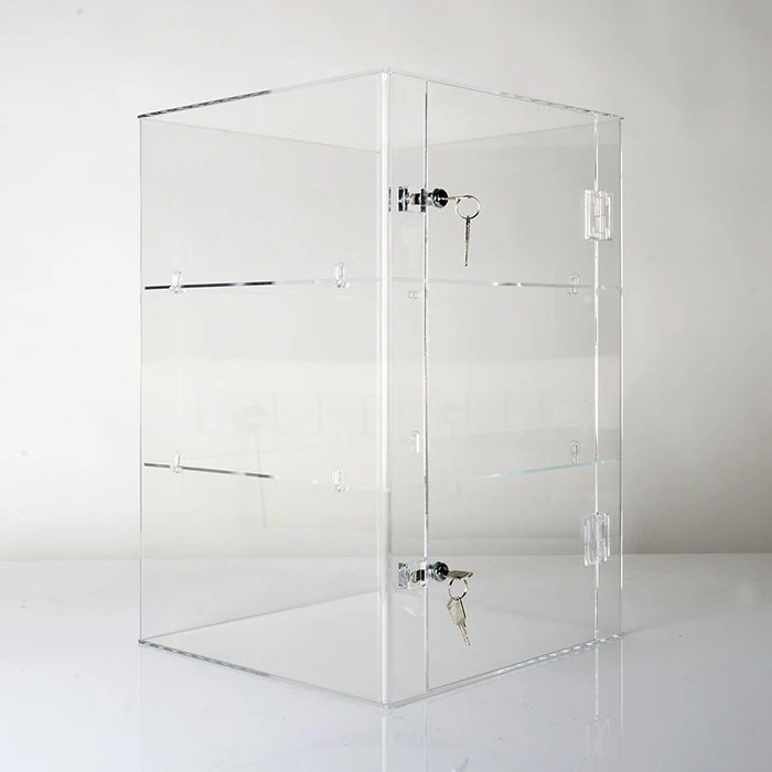 Lockable Clear Acrylic Perfume Display With Shelves Buy