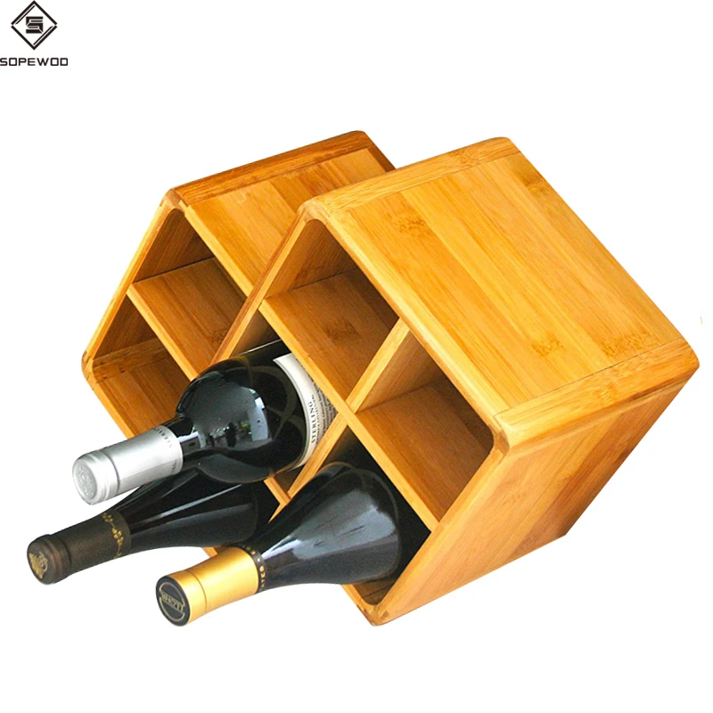 Custom Creative Household Fancy Bamboo Wine Rack Buy Bamboo Wine