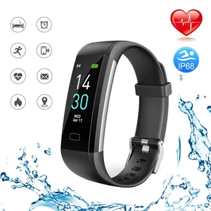 CE RoHS Wristband Bracelet Private Label Heart Rate Monitor Activity HR Band Waterproof ip68 Smart Watch Fitness Tracker