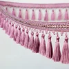 Good Design Acrylic Beaded Fringe Tassel For Curtain