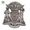 Environmentally Friendly Electroplated Antique Sliver Eagle Hat Pin badge