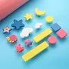 2019 Amazon Hot Selling Zinc And SilIcone Child Safety Cartoon Peppa Star Moon Cloud Bedroom Drawer Wardrobe Door Handle