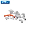 YOUU Wenzhou Manufacturer Pvc Pipe Fittings Plumbing Materials Farm Irrigation Pipe Fittings
