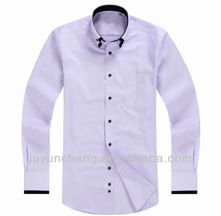 
wholesale cheap school uniform long sleeve white shirts 