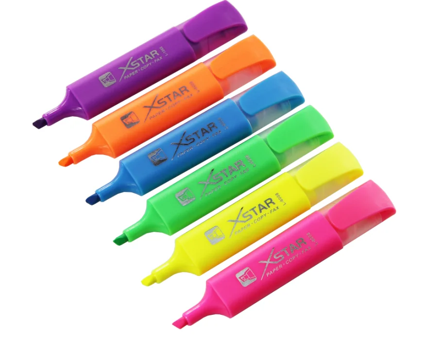 Top Quality Fine Tip Multicolor Highlighter For School Use - Buy Top ...