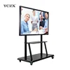50" No folding 4mm tempered glass portable 10 points touch screen monitor smart panel smart board
