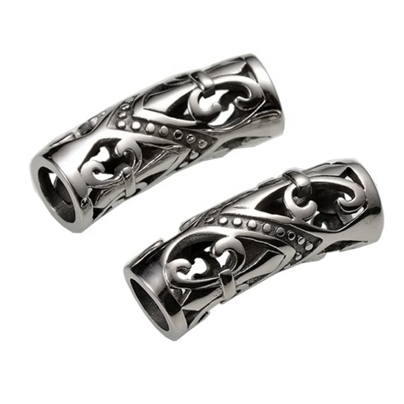 

Wholesale Stainless Steel metal tube spacer bead jewelry finding, Silver,black,rose gold,gold