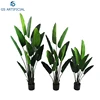 Traveller Palm Artificial Tropical Bonsai PE leaves and Snake Plant Type Foliage