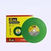 14 inch 2.5mm Factory supplies cut off wheel green single fiberglass net fast ss cutting disc