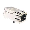 HFJT1-1GHP-L55RL/HFJT1-1GHPE-L55RL 1000Base-T POE+ 1x1 Port RJ45 Connector with Transformer