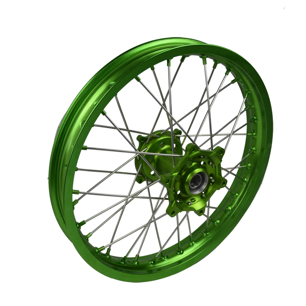 21 1.6 19 2.15 Inch Dirt Bike Wheel Set Colored Anodize For Kxf Exc Rmz