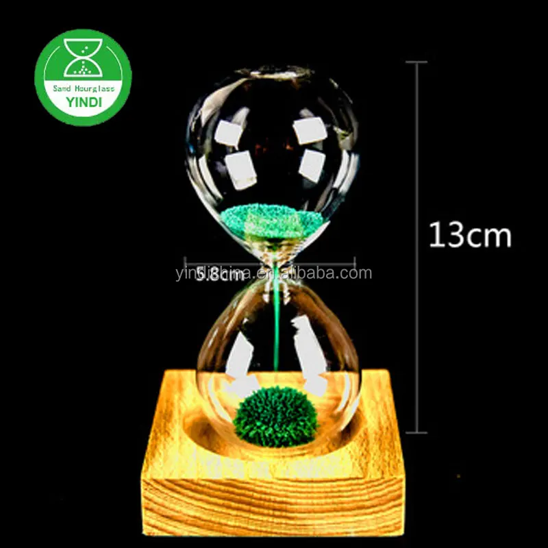 

6 color magnetic sand hourglass timer for kids