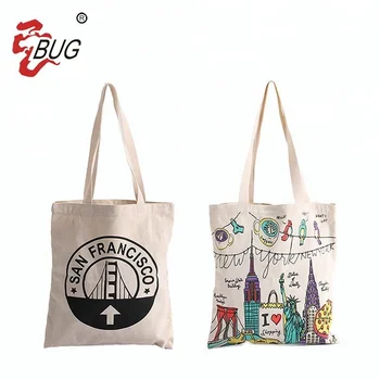 Wholesale Standard Size Custom Printed Canvas Tote Hand Shopping Cotton Bag - Buy Tote Bag ...
