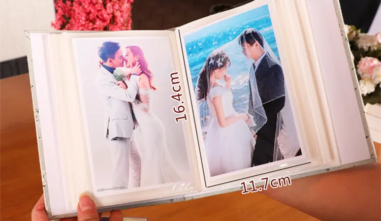 Linen Cover Elegant Wedding Photo Album Giant Scrapbook