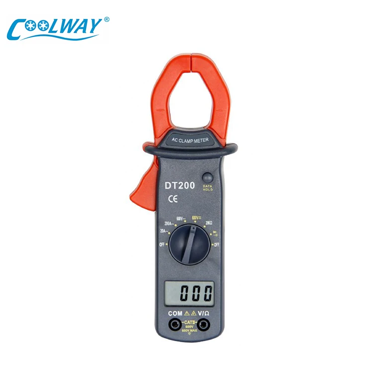China Factory Digital Power Clamp Meter Multimeter Design Blue Backlight Data Hold Function Digital Clamp Meter