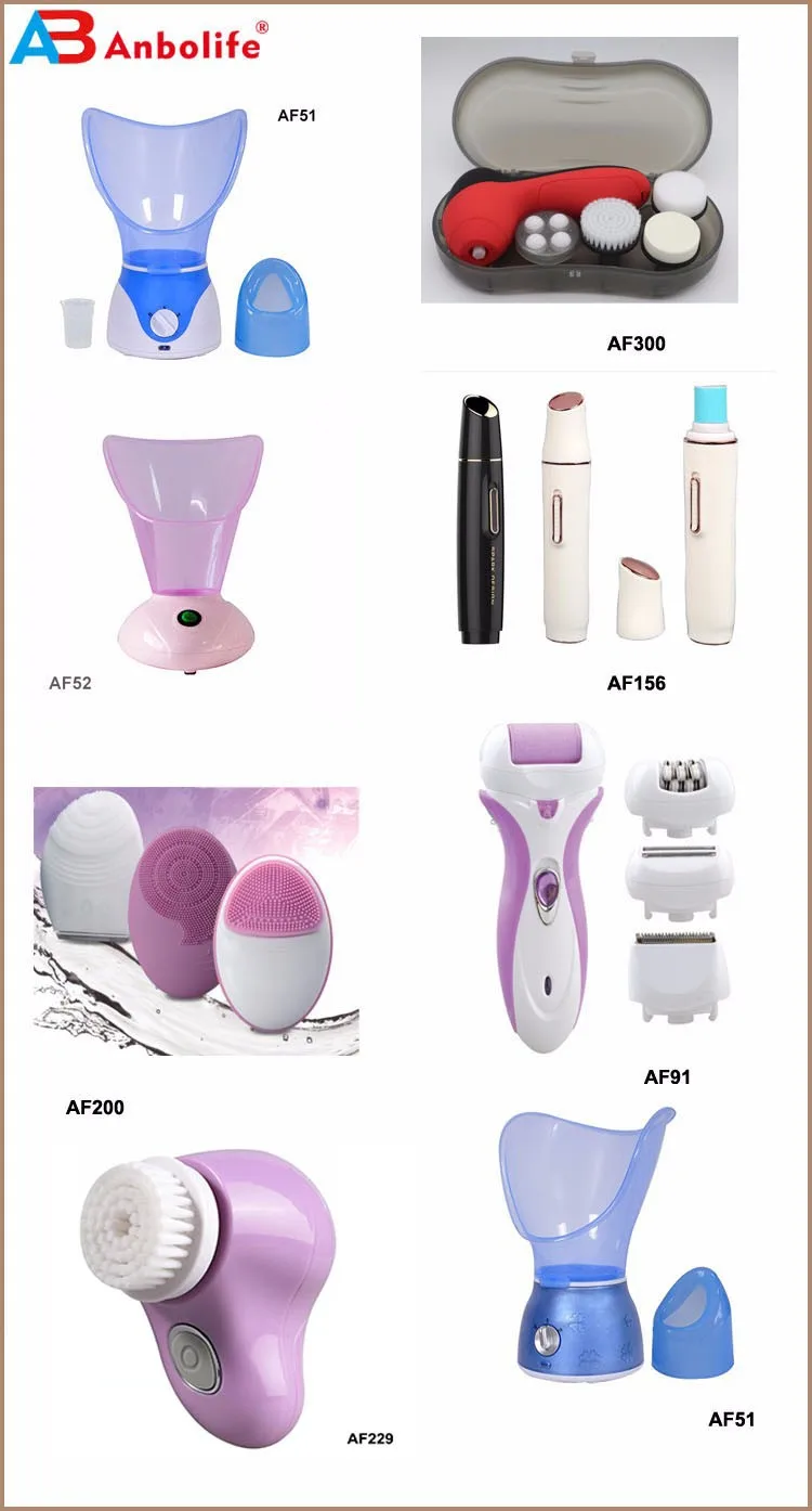 electric Waterproof rechargeable skin care facial/body cleansing spin brush with hold base