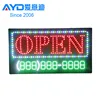 Phone Number Acrylic LED Display, LED Open Sign