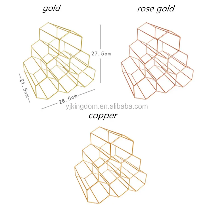 gold wine holder