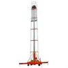 Hydraulic double ladder anti-rotating telescopic cylinder lift platform