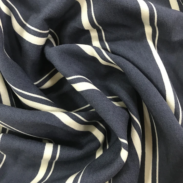 
Custom Design Plain Digital Havaiian Print 100 %Visocose Print Fabric Rayon 