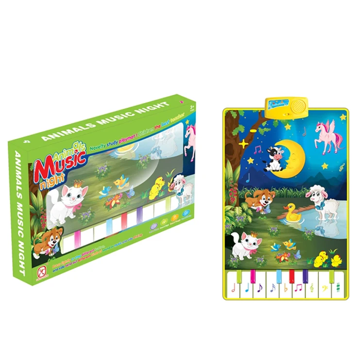 
Kids indoor dancing pad rhythm and beat baby playmat music piano dance mat 