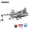 automatic plastic cup sealing machine and rotary cup filling sealing machine