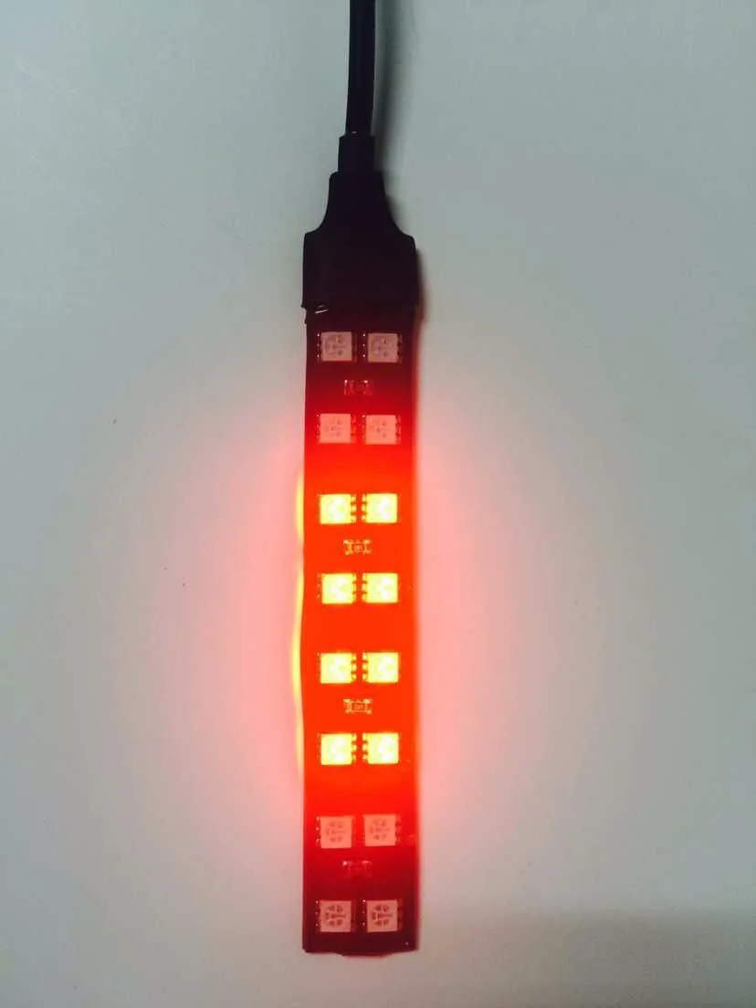 New SMD 5050 LED Turn Signal Brake Light and Running Tail Light for Car Motorcycle License Plate