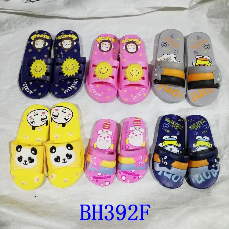 
stock lot shoes kids slide slippers child sandal 
