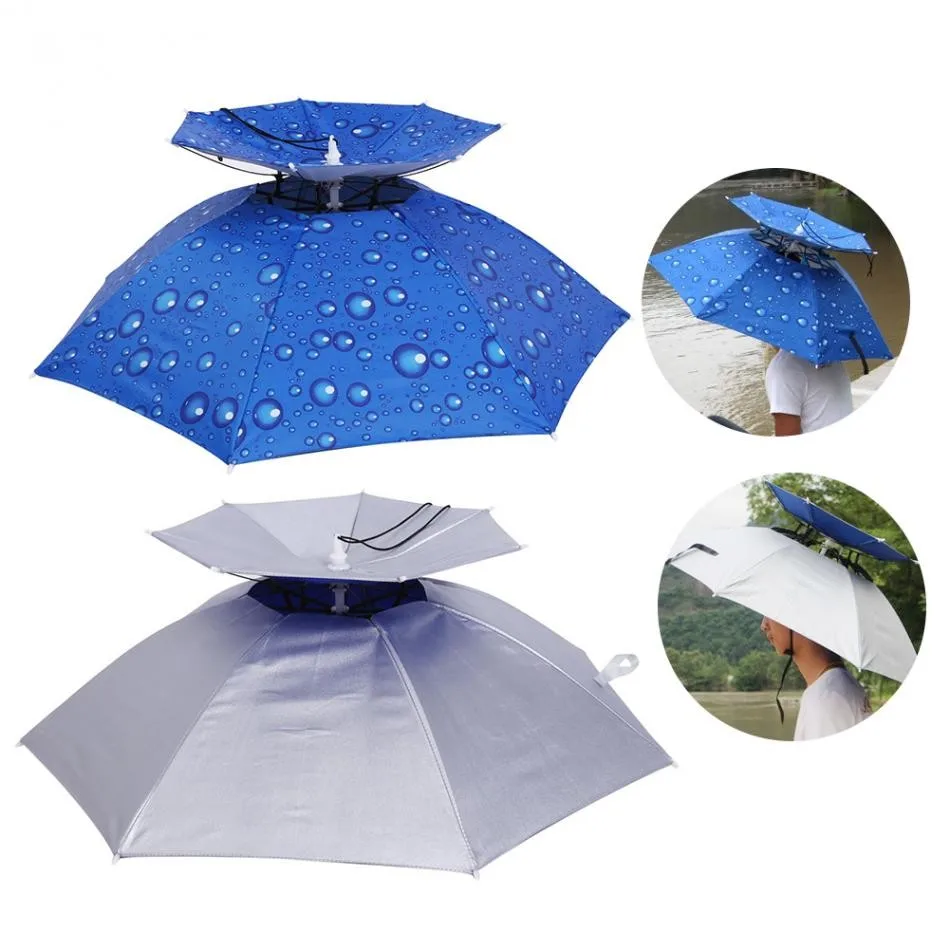 New Design Small Vented Double Canopy Umbrella Hat Manual Open Buy